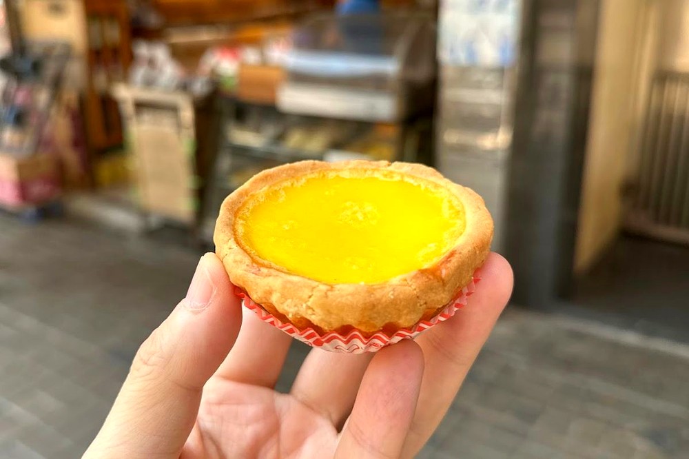 Classic Hong Kong egg tart, shortcrust and silky custard