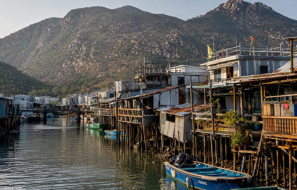Tai O stilt houses on Lantau